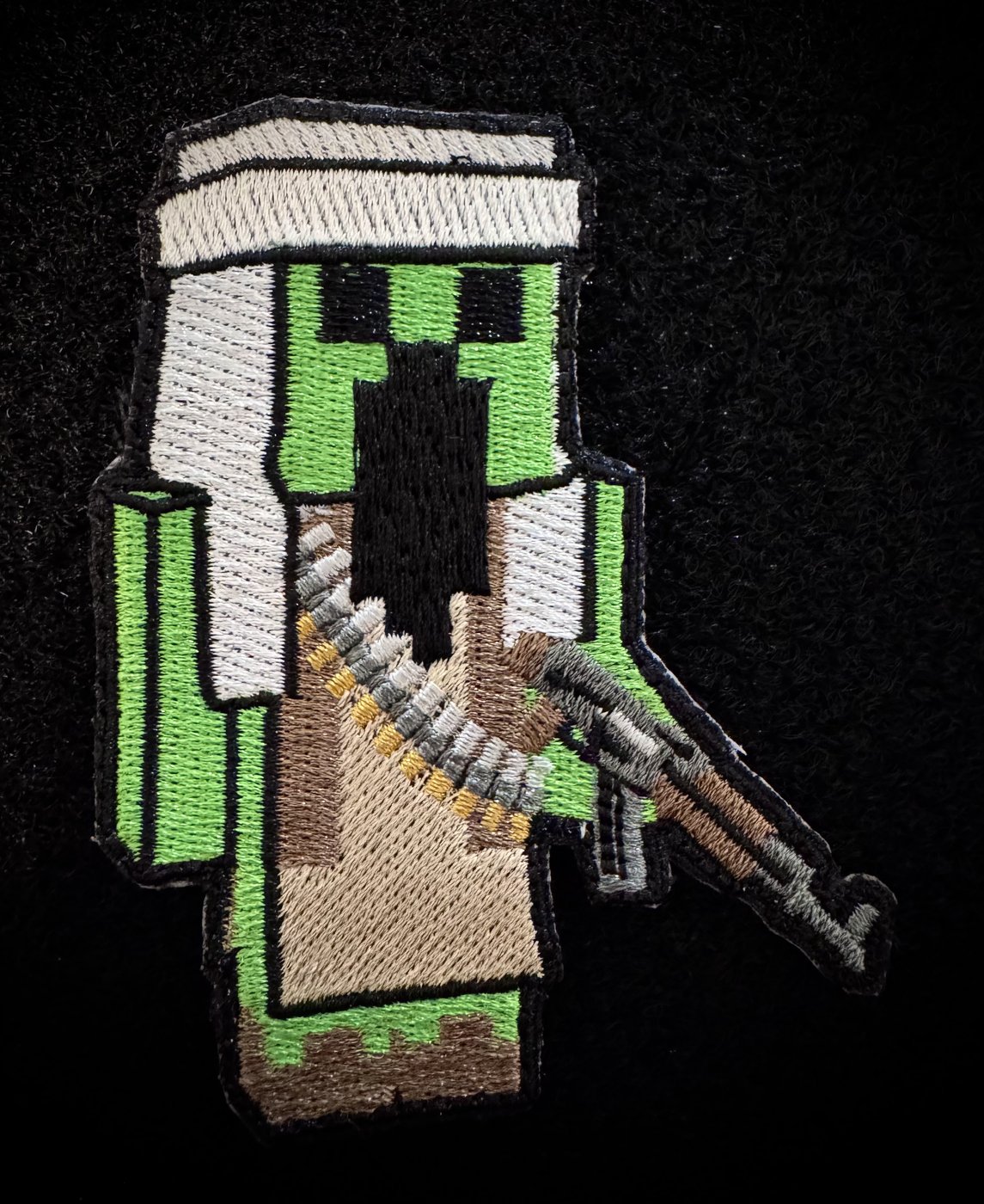 Detailed custom embroidered patch