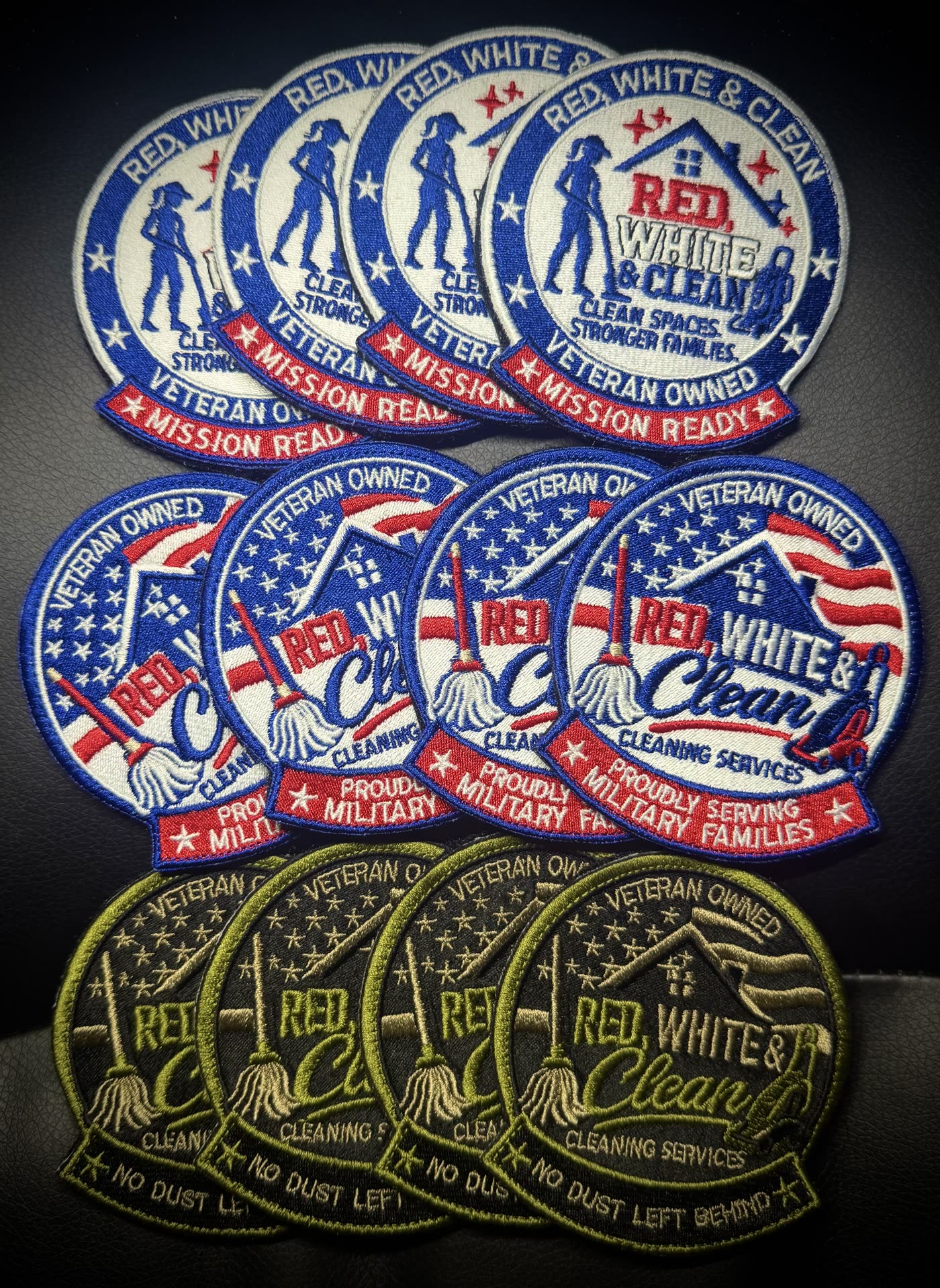Embroidered patch collection