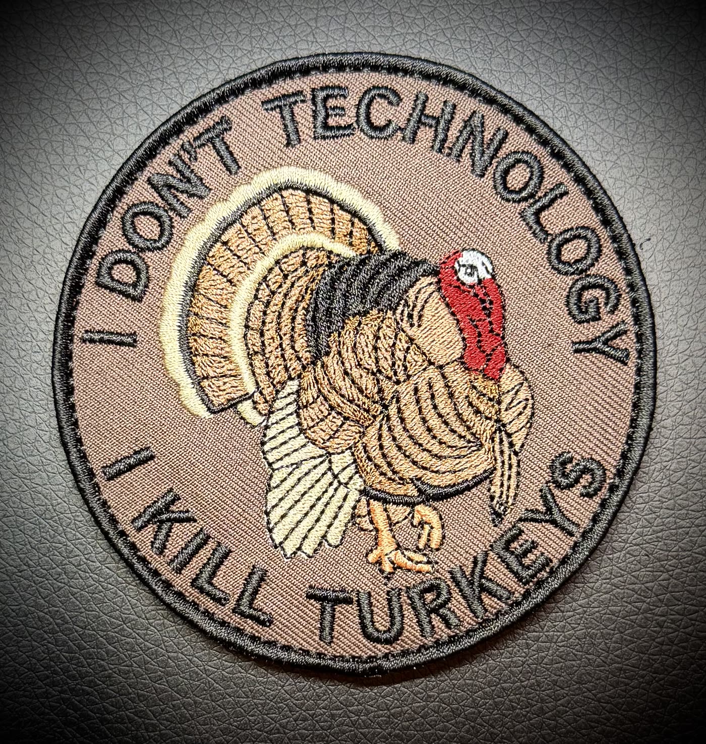 Custom embroidered patch
